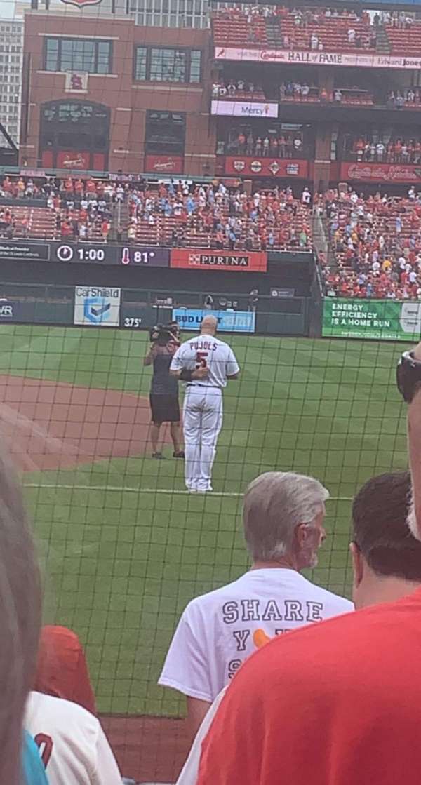 Busch Stadium, section: 141D, row: G, seat: 1