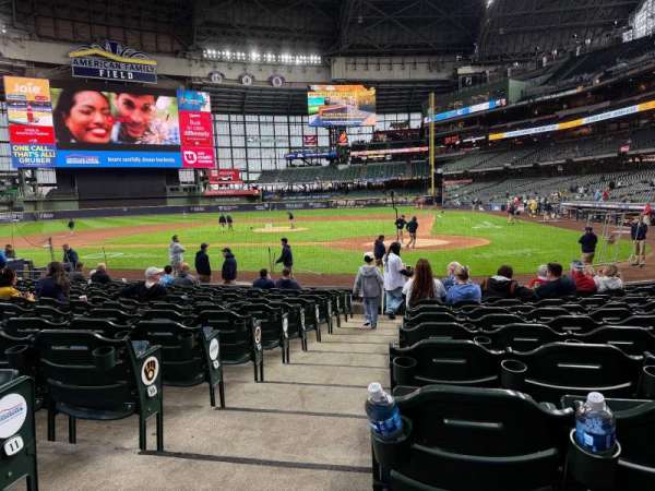 American Family Field, section: 119, row: 13, seat: 19