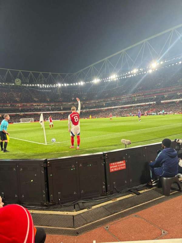 Emirates Stadium, section: 12, row: 2, seat: 358
