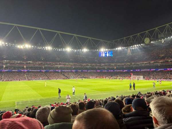 Emirates Stadium, section: 2, row: 19, seat: 34