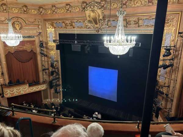 Longacre Theatre, section: Balcony R, row: D, seat: 9