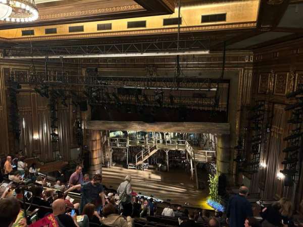 Nederlander Theatre, section: Mezzanine R, row: O, seat: 12