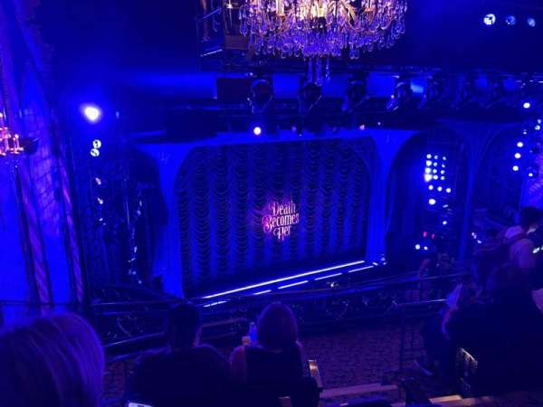Lunt-Fontanne Theatre, section: Middle Mezzanine L, row: D, seat: 5