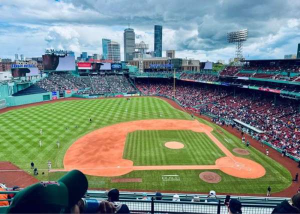 Fenway Park, section: Pavilion Box 6, row: E, seat: 12