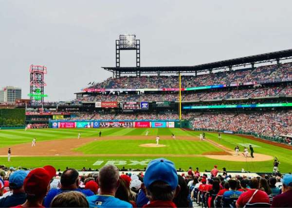 Citizens Bank Park, section: 130, row: 28, seat: 1