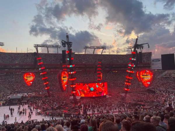 Raymond James Stadium, section: 234, row: T, seat: 10