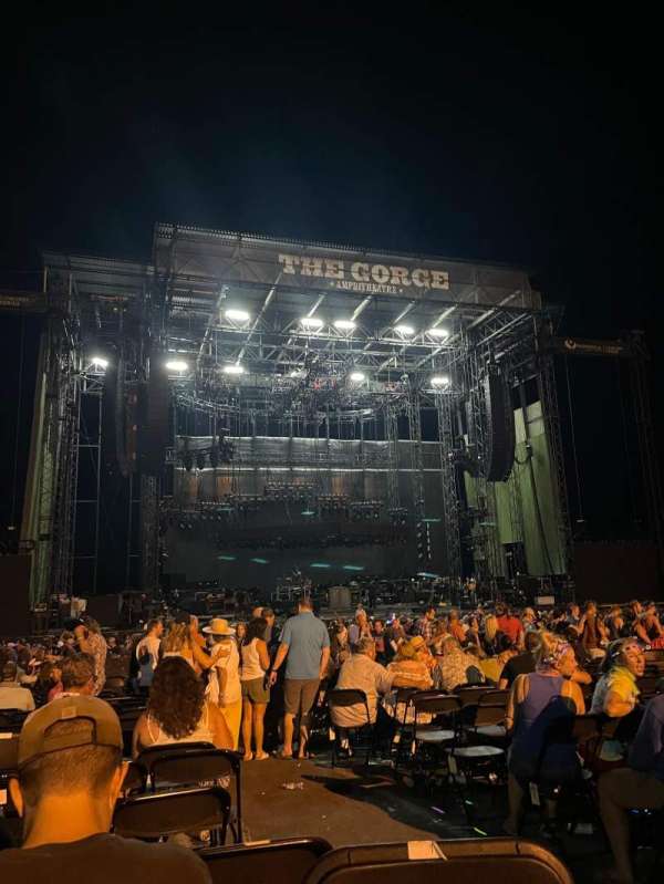 Gorge Amphitheatre, section: 204, row: 15, seat: 1