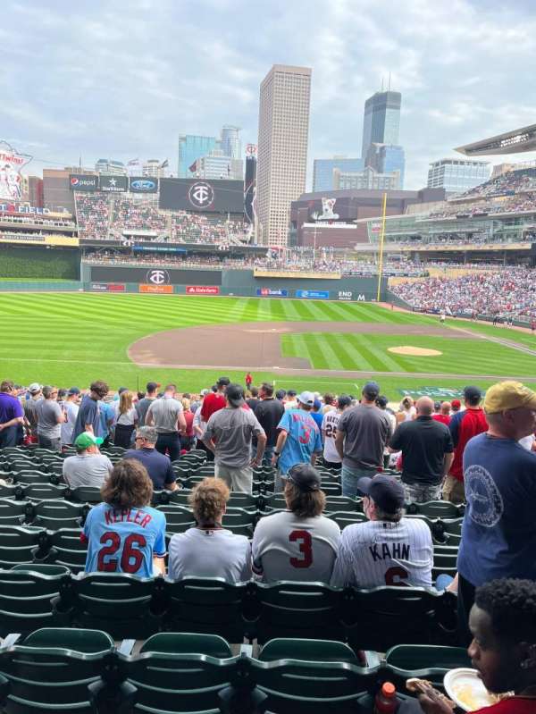 Target Field, section: 120, row: 15, seat: 6