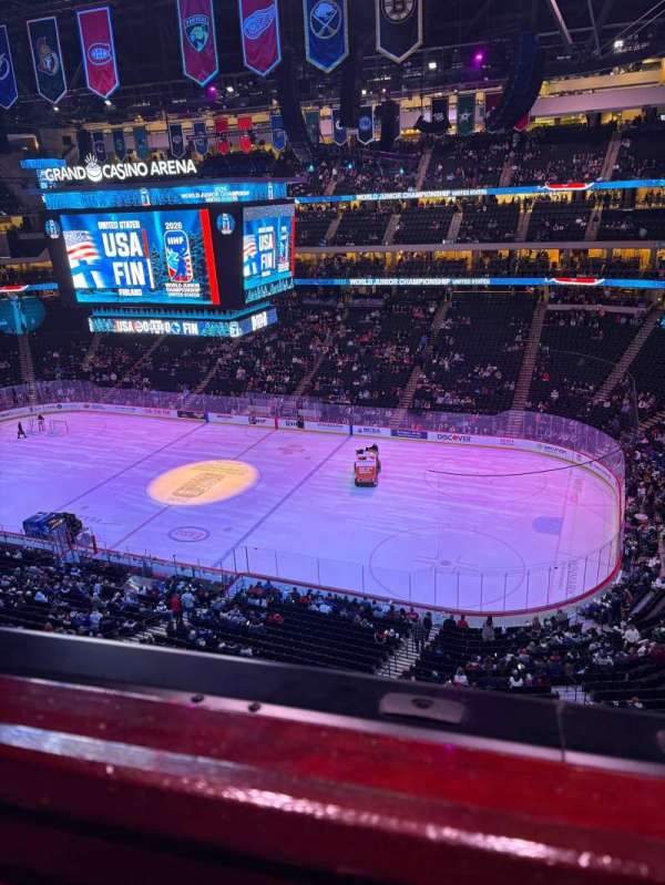 Grand Casino Arena, section: 216, row: 1, seat: 22