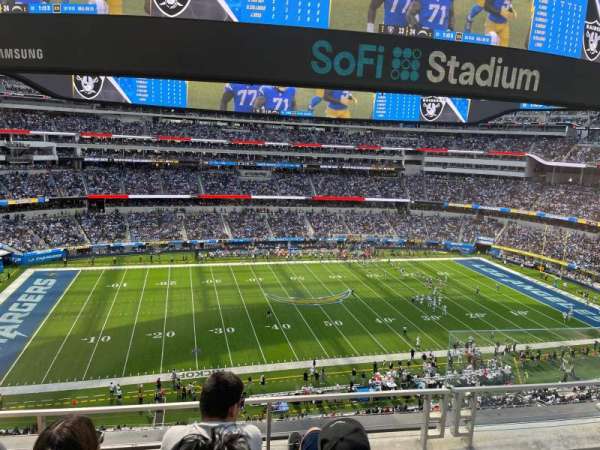 SoFi Stadium, section: 347, row: 3, seat: 3