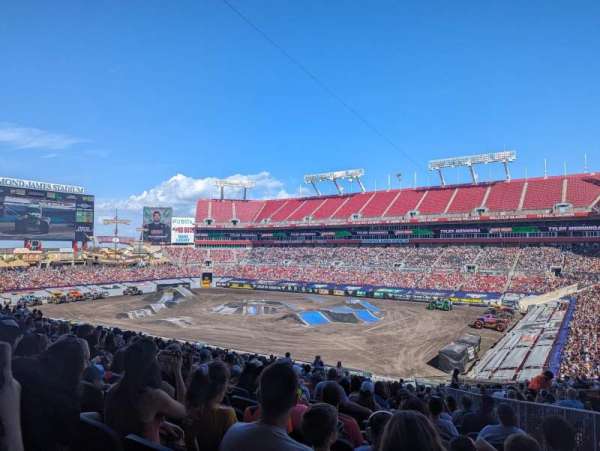 Raymond James Stadium, section: 216, row: Y, seat: 13