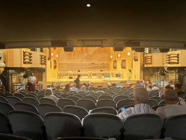 Wyndham's Theatre, section: Stalls, row: M, seat: 19