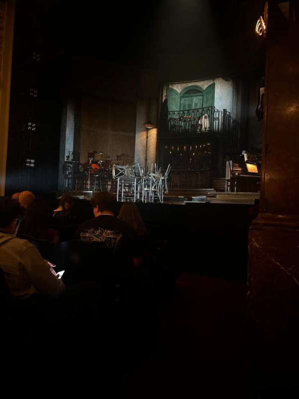 Lyric Theatre, West End, section: Stalls, row: G, seat: 1