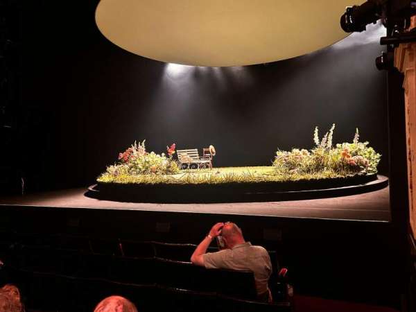 Garrick Theatre, section: Stalls, row: E, seat: 1