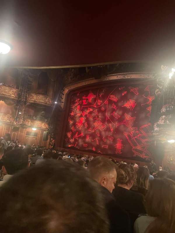 Lyceum Theatre, West End, section: Stalls, row: U, seat: 2