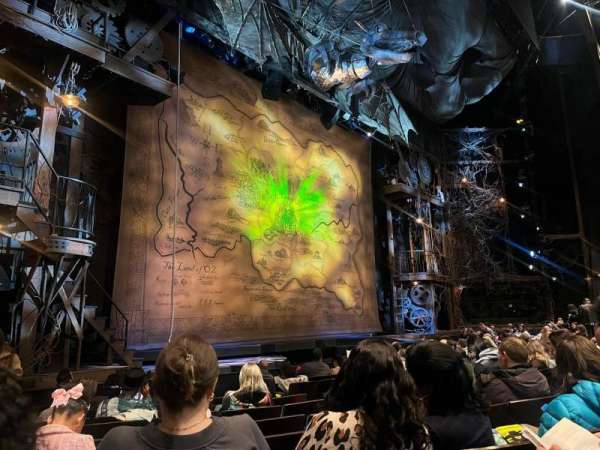 Gershwin Theatre, section: Orchestra L, row: F, seat: 17