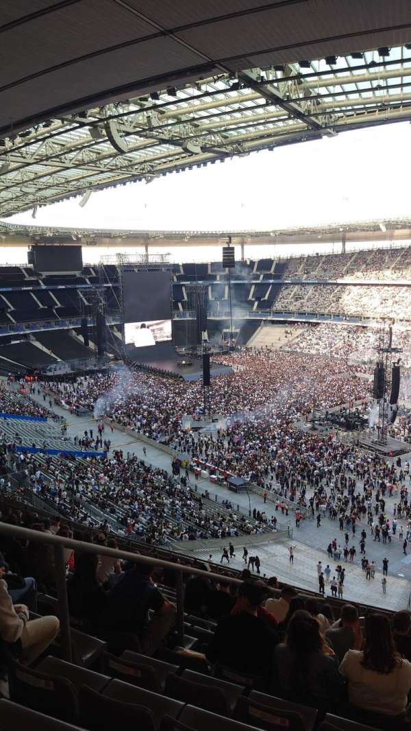 Stade de France, section: X10, row: 74, seat: 5