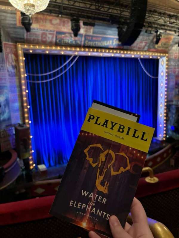 Imperial Theatre, section: Front Mezzanine L, row: C, seat: 102
