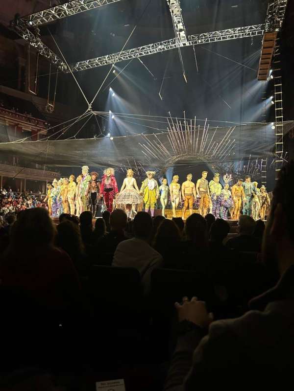 Royal Albert Hall, section: Stalls, row: L, seat: 65