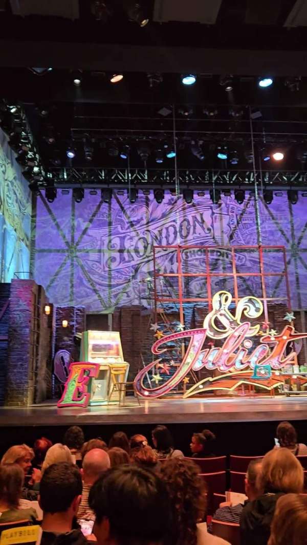 Stephen Sondheim Theatre, section: Orchestra C, row: H, seat: 115