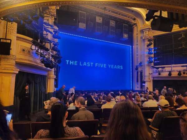 Hudson Theatre, section: Orchestra L, row: P, seat: 5