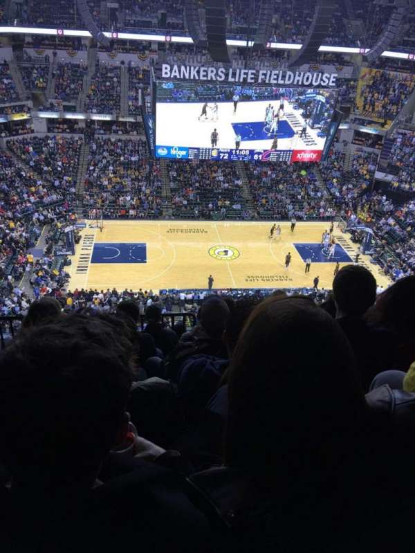 Gainbridge Fieldhouse, section: 209, row: 8, seat: 18