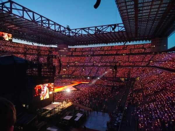 San Siro, section: 203, row: 8, seat: 22