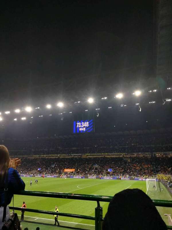 San Siro, section: L, row: 3, seat: 1