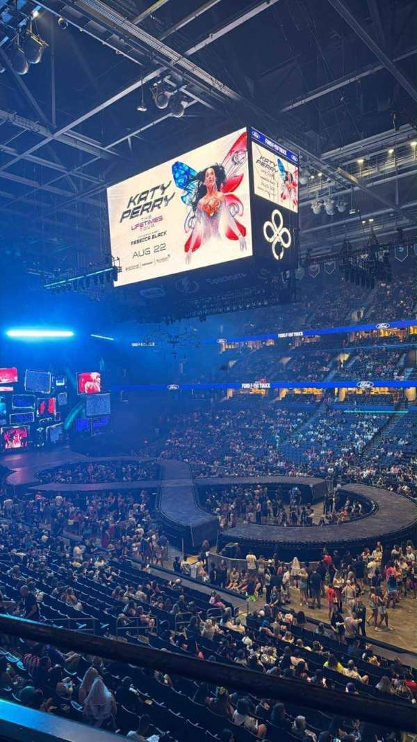 Benchmark International Arena, section: 213, row: A, seat: 9