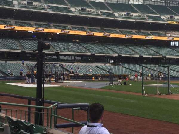 American Family Field, section: 111, row: 4, seat: 7