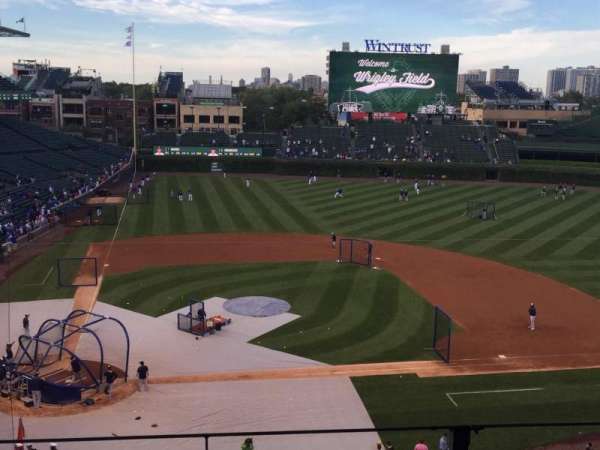 Wrigley Field, section: 322R, row: 3, seat: 12