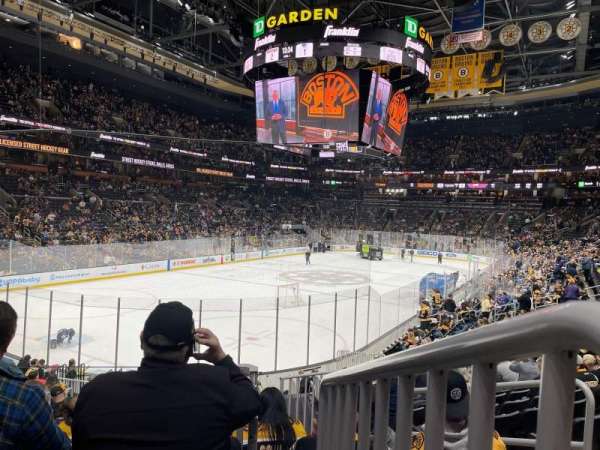 TD Garden, section: 5, row: 18, seat: 1