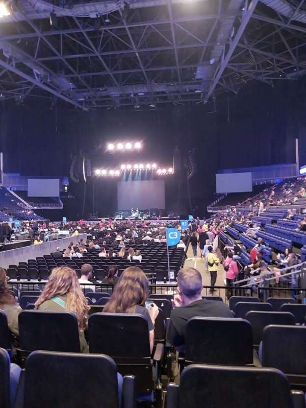 The O2, London, section: 107, row: D, seat: 232