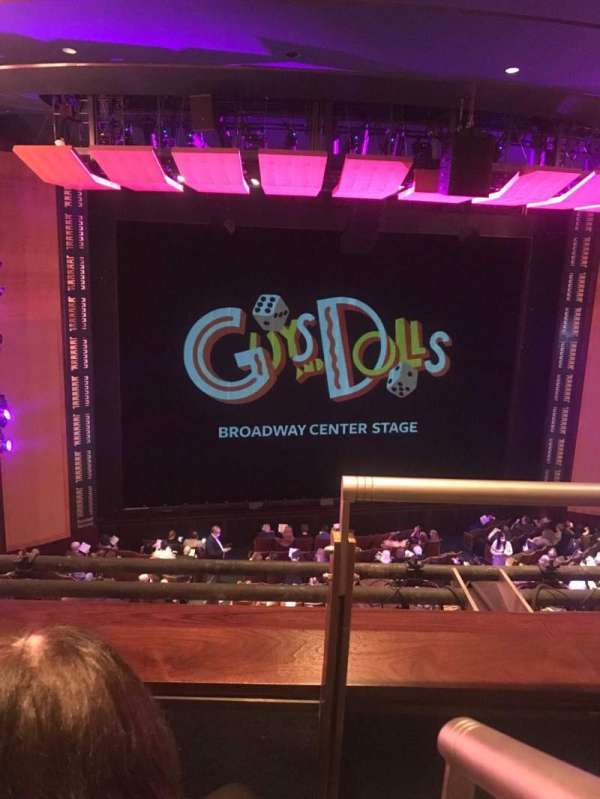 The Kennedy Center Eisenhower Theater, section: Balcony L, row: B, seat: 1