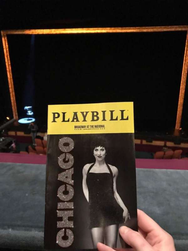National Theatre, DC, section: Mezzanine C, row: A, seat: 102