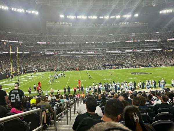 Allegiant Stadium, section: C114, row: 21, seat: 19
