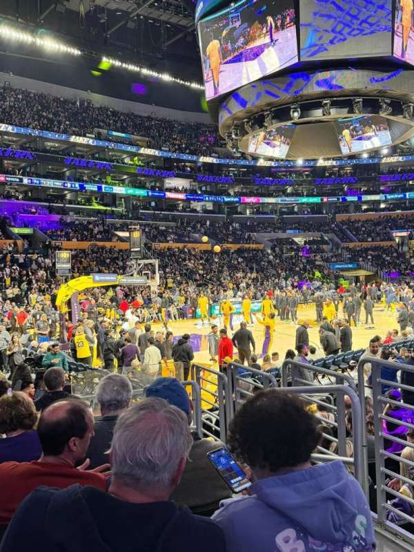 Crypto.com Arena, section: 114, row: 9, seat: 3