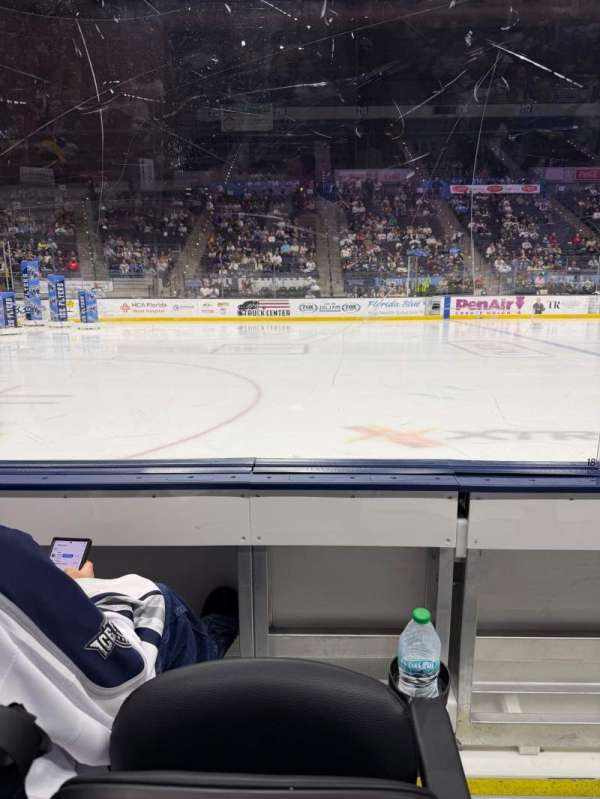 Pensacola Bay Center, section: 103, row: B, seat: 1
