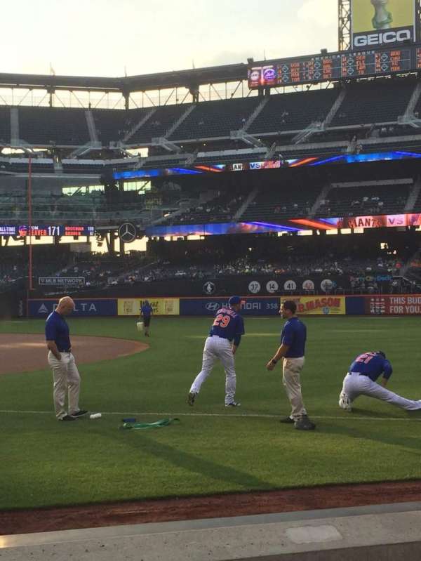 Citi Field, section: 110, row: D, seat: 7