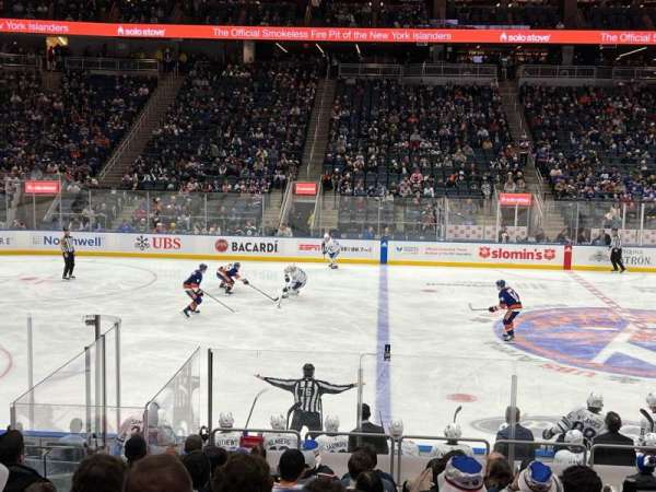 UBS Arena, section: 105, row: 15, seat: 1