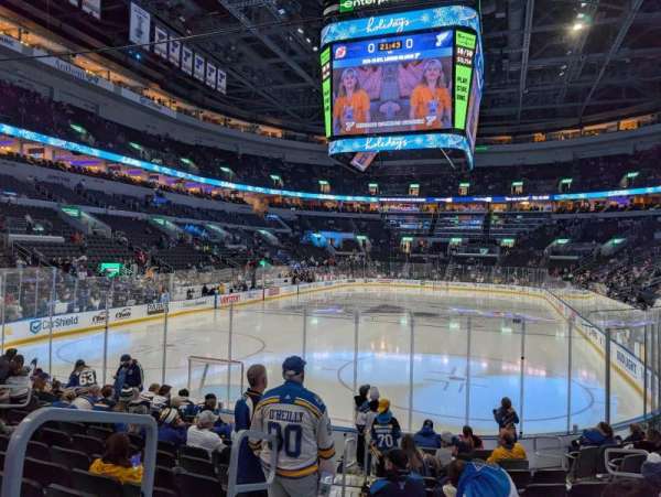 Enterprise Center, section: 121, row: M, seat: 8,9