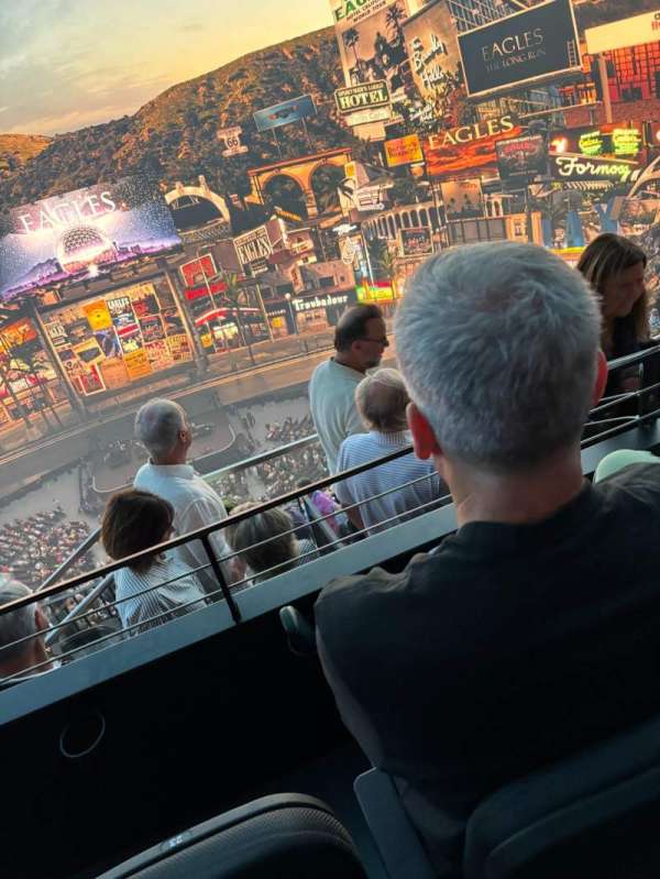 The Sphere, Vegas, section: 406, row: 5, seat: 24