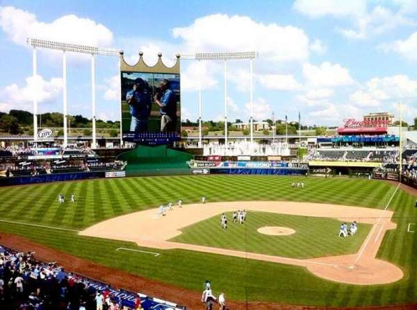 Kauffman Stadium, section: 311, row: A, seat: 2