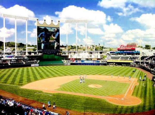 Kauffman Stadium, section: 311, row: A, seat: 2