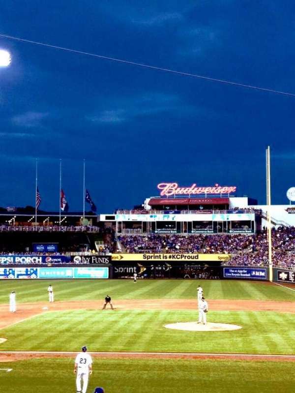 Kauffman Stadium, section: 122, row: T, seat: 5