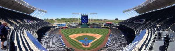 Kauffman Stadium, section: 421, row: A, seat: 4