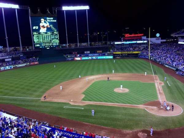 Kauffman Stadium, section: 413, row: A, seat: 19