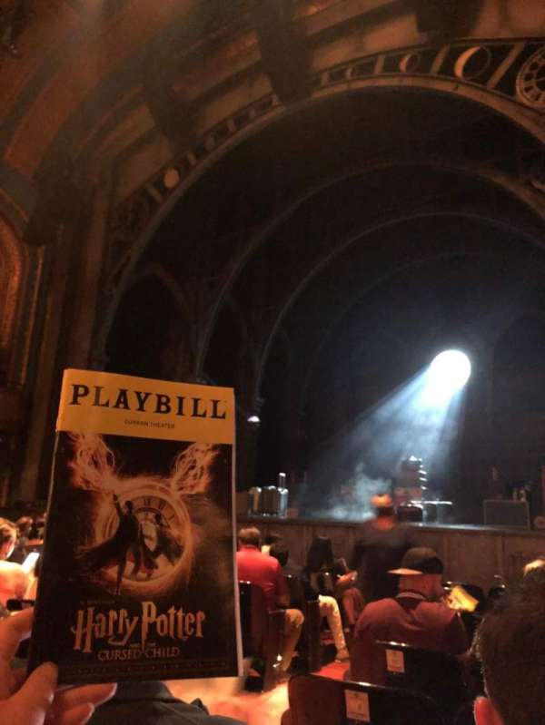 Curran Theater, section: Orchestra R, row: H, seat: 4