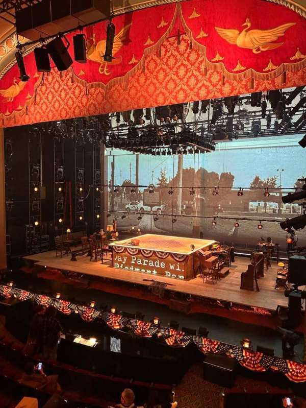 Bernard B. Jacobs Theatre, section: Mezzanine R, row: A, seat: 10