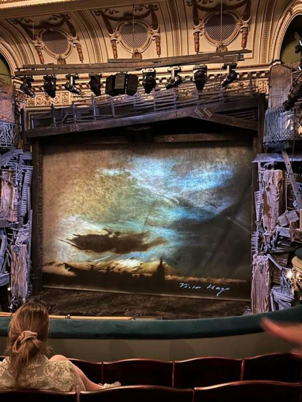 Sondheim Theatre, West End, section: Dress Circle, row: D, seat: 8